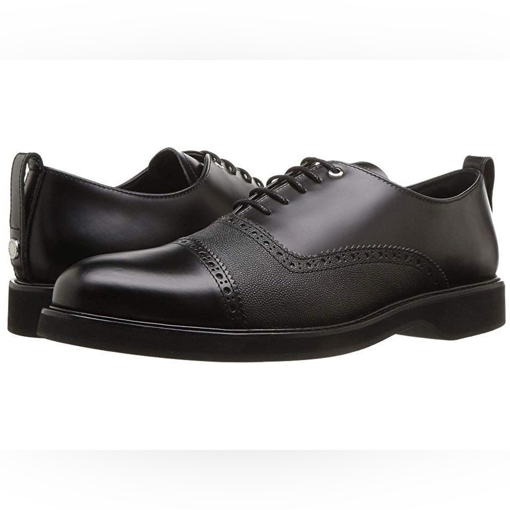 WANT Les Essentiels Montoro Brogue Derby Black NEW IN BOX Men’s 45 EU / 12 US